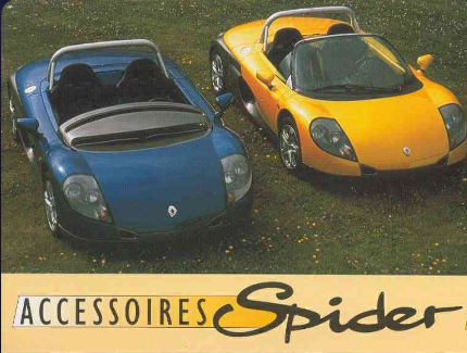 Catalogue Accessoires Spider
