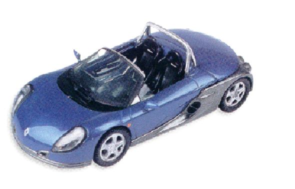 Miniature Spider pare-brise bleu