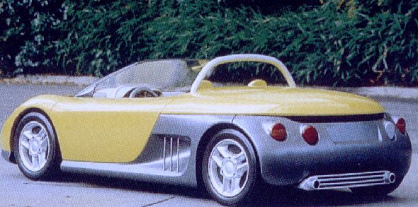 Prototype Spider W94 — 3/4 arrière